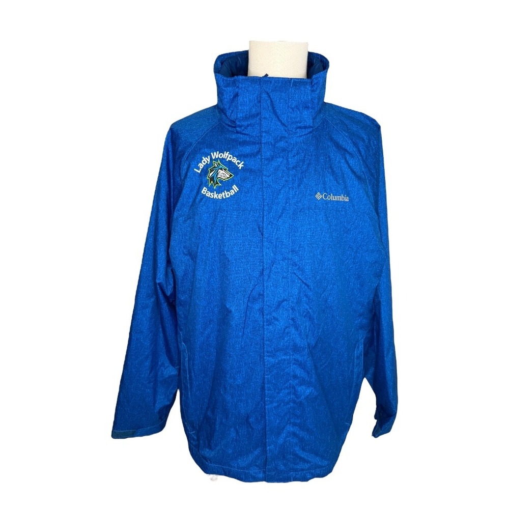 Columbia Lady Wolfpack Basketball Jacket‎ XL Blue Interchange Thermal